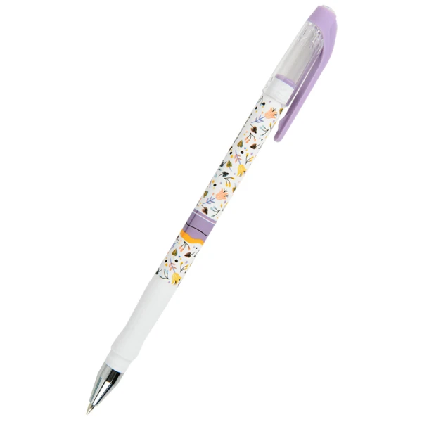 Ручка кулькова Flowers, синя AB1049-39-A