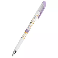 Ручка кулькова Flowers, синя AB1049-39-A