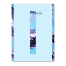 Ділова книга "Marble" А5, 96 арк. клітинка, тверда палітурка, 4 види, мікс, ДК-96-А5#