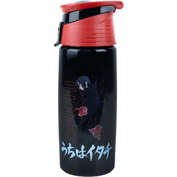 Пляшечка для води, 550 мл, чорна, Naruto NR23-401 Kite