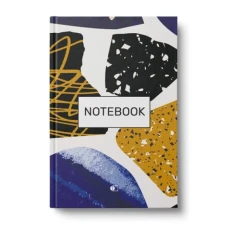 Ділова книга "Stone" А5, 96 арк. клітинка, тверда палітурка, 4 види, ДК-96-А5S#