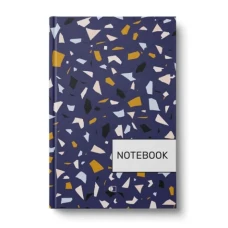 Ділова книга "Stone" А5, 96 арк. клітинка, тверда палітурка, 4 види, ДК-96-А5S#