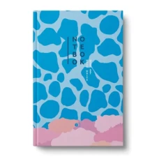Ділова книга "Wild colors" А5, 96 арк. клітинка, тверда палітурка, 4 види, мікс, ДК-96-А5S#