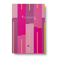 Ділова книга "Acid geometry" А5, 96 арк. клітинка, тверда палітурка, 4 види, мікс, ДК-96-А5S#