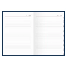 Алфавітна книга А5 (145х202), 112 арк., лінія, обкл. баладек, бордо, 211 05Б