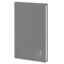 Алфавітна книга А6 (90х145), 64 арк., лінія, обкл. баладек Nomad, сірий, 212-1211