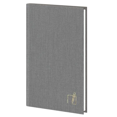 Алфавітна книга А6 (90х145), 64 арк., лінія, обкл. баладек Nomad, сірий, 212-1211