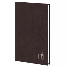 Алфавітна книга А6 (90х145), 64 арк., лінія, обкл. баладек Nomad, коричневий, 212-1222