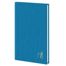 Алфавітна книга А6 (90х145), 64 арк., лінія, обкл. баладек Nomad, блакитний, 212-1251