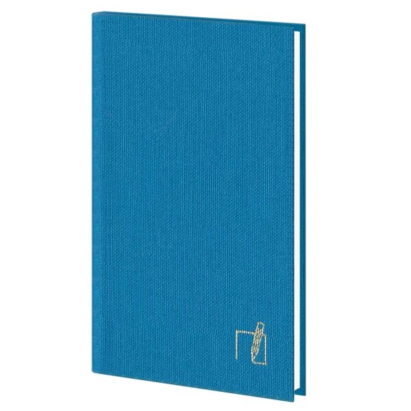 Алфавітна книга А6 (90х145), 64 арк., лінія, обкл. баладек Nomad, блакитний, 212-1251
