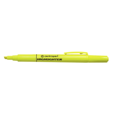 Маркер Highlighter 8722 1-4мм клиноп жовтий, Centropen