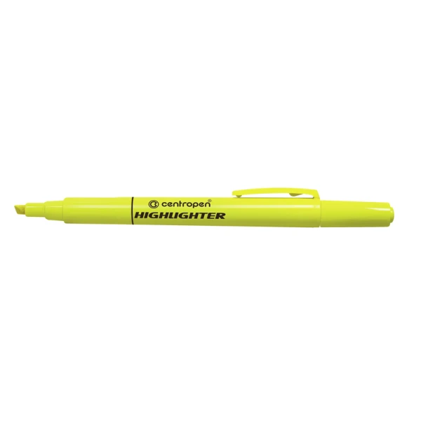 Маркер Highlighter 8722 1-4мм клиноп жовтий, Centropen