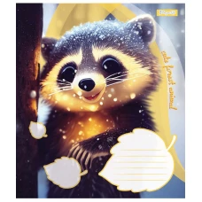 Зошит А5/12 арк коса 1В Cute forest animal, 766298