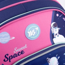 Рюкзак шкільний напівкаркасний YES S-40 "Space Girl" 38*30*17см., 553837