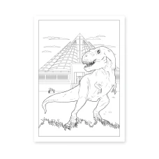 Розмальовка А4 "Jurassic park", 12 с. 742916 YES