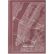 Книга записна А4, 96арк., кліт., тверда обкл., 8422-543-A
