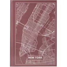 Книга записна А4, 96арк., кліт., тверда обкл., 8422-543-A