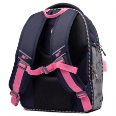 Рюкзак шкільний напівкаркасний YES S-84 "Girls style" 40*30*16см., 552385