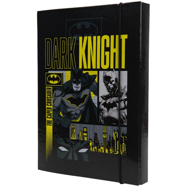 Папка для зошитів В5 на гумці картон, DC Comics DC23-210 Kite