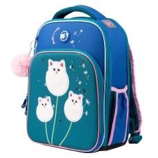Рюкзак шкільний каркасний YES S-78 "Dandelion Cats" 39*29*15см., 559376