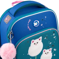 Рюкзак шкільний каркасний YES S-78 "Dandelion Cats" 39*29*15см., 559376