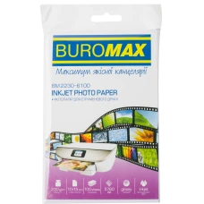 Фотопапір глянцевий 10х15см, 230 г/м2, 100арк., BM.2230-6100