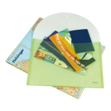 Папка на кнопці, А4, бiколор асортi 1404-20-A