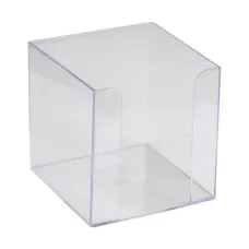 Куб для паперу 90x90x90мм, прозорий D4005-27