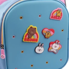 Рюкзак шкільний напівкаркасний YES S-96 "Line Friends" 40*29*18,5см., 559411