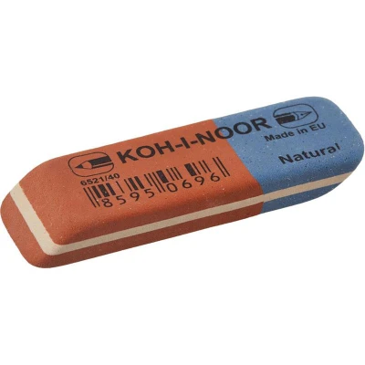 Гумка комбінована BlueStar, 6521/40, Koh-i-noor