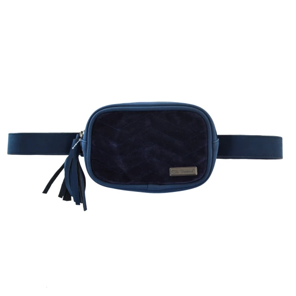 Сумка на пояс YES YW-22 "Glamour Black" 13*34*7см., 557693