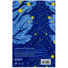 Книга записна А6, 80арк, кліт., тверда обкл, Синиця K22-199-3 Kite