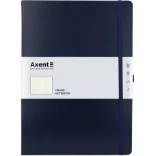 Книга записна Partner Grand 295*210, 100арк, кліт, синій 8203-02-A