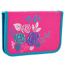 Пенал твердий 1Вересня одинарний без клапана HP-02 Lovely roses 532145