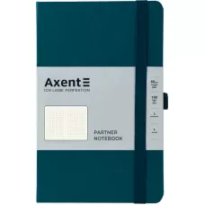 Книга записна Partner, 125*195, 96арк, кліт, малахіт, 8201-31-A