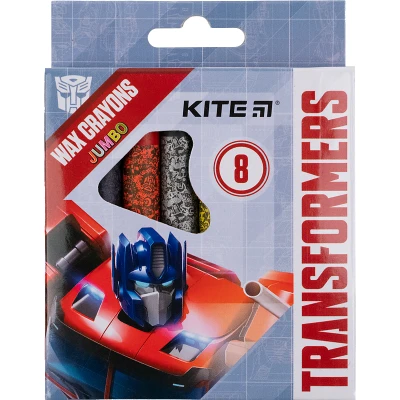 Крейда воскова, 8 кол. Jumbo Transformers TF21-076 Kite