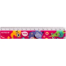 Лінійка пластикова, 15см. Jollies K19-090-1 Kite