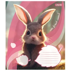 Зошит А5/12 арк коса 1В Cute forest animal, 766298