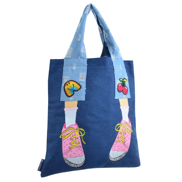 Сумка Shopper YES "Sneakers", 38*34см., 555597