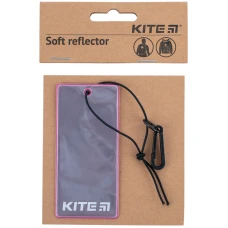 Підвіска м'яка світловідбиваюча, прямокутна, бузкова, K23-109-4 Kite