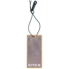 Підвіска м'яка світловідбиваюча, прямокутна, персикова, K23-109-2 Kite