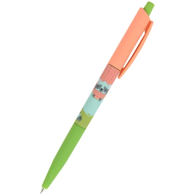 Ручка кулькова автом. Racoon, синя AB1090-29-A