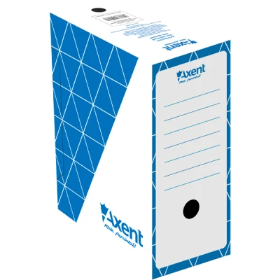 Бокс архівний 150мм, синій 1733-02-A