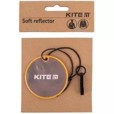 Підвіска м'яка світловідбиваюча, кругла, персикова, K23-110-2 Kite