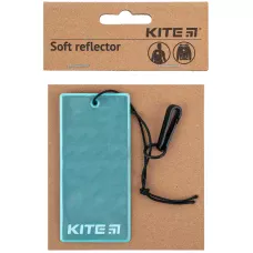 Підвіска м'яка світловідбиваюча, прямокутна, м'ятна, K23-109-3 Kite