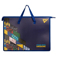 Папка-портфель YES А3 з тканинними ручками 