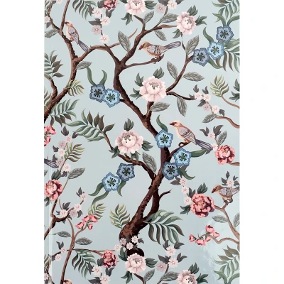 Книга записна А4  96арк., кліт., тверда обкл., Birds&Flowers-3, 8422-570-A
