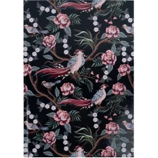 Книга записна А4  96арк., кліт., тверда обкл., Birds&Flowers-4, 8422-571-A