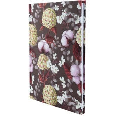 Книга записна А5, 96 арк., кліт., тверда обкл. Bloom, коричневий, 8456-1-A
