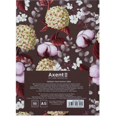 Книга записна А5, 96 арк., кліт., тверда обкл. Bloom, коричневий, 8456-1-A